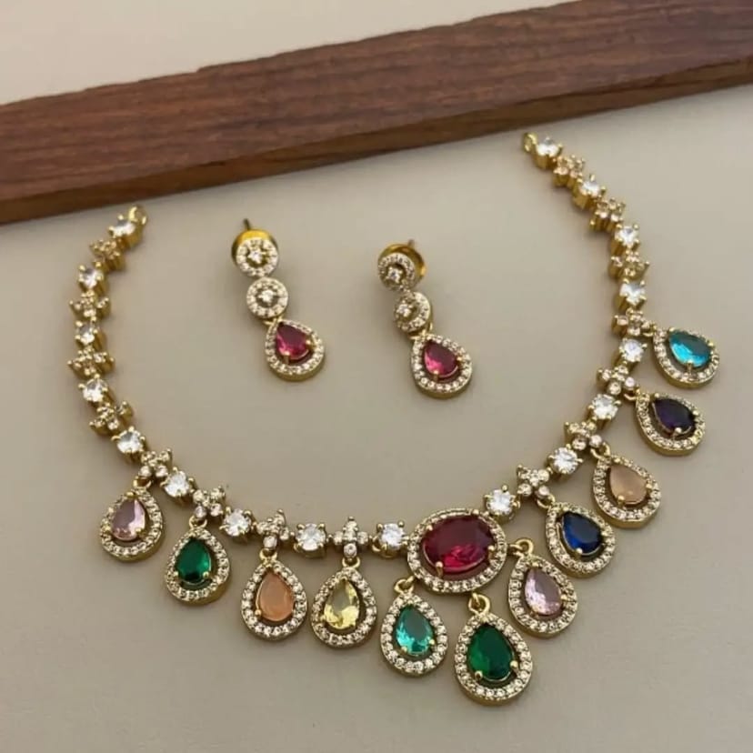 Premium AD Stone Neckpiece