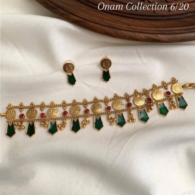 Palakka & Coin 2-Layer Choker
